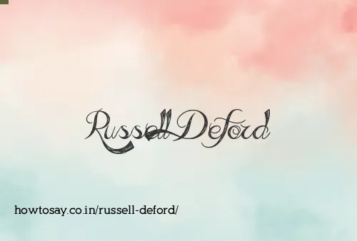 Russell Deford