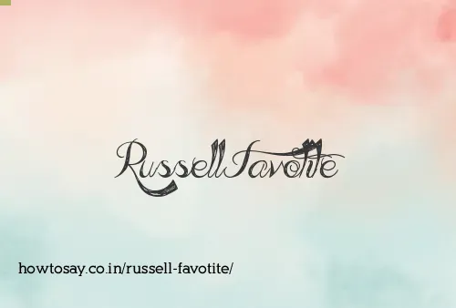 Russell Favotite