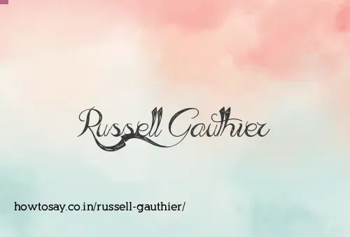 Russell Gauthier