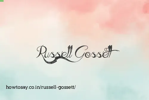 Russell Gossett