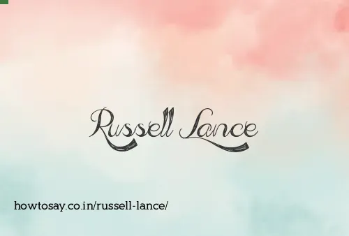 Russell Lance