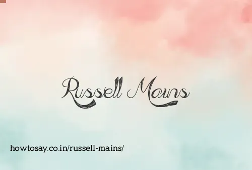 Russell Mains