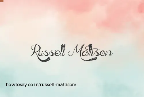 Russell Mattison