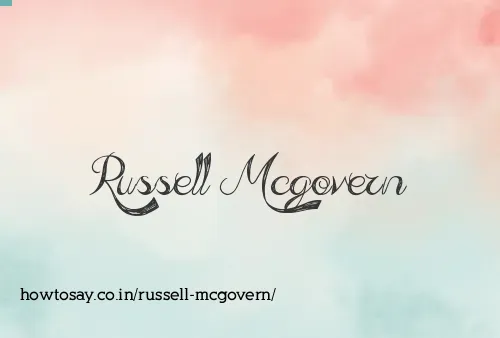 Russell Mcgovern