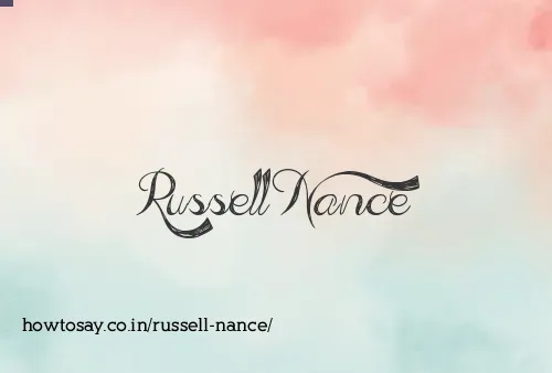 Russell Nance