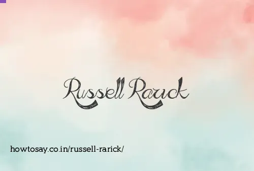 Russell Rarick