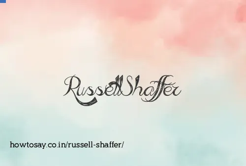 Russell Shaffer