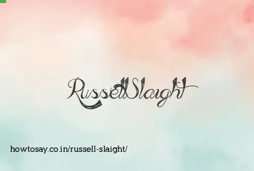 Russell Slaight