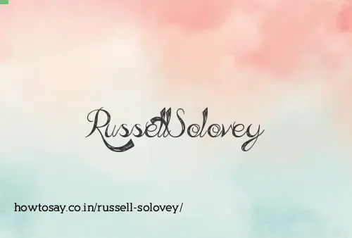 Russell Solovey