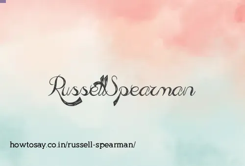 Russell Spearman