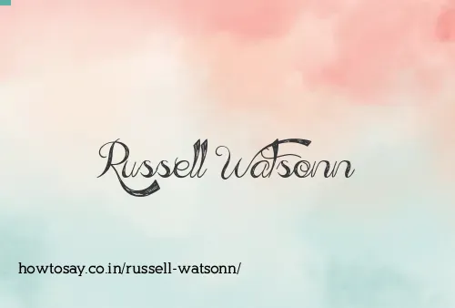 Russell Watsonn