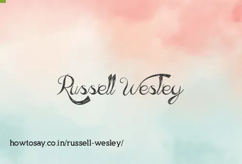 Russell Wesley