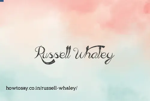 Russell Whaley