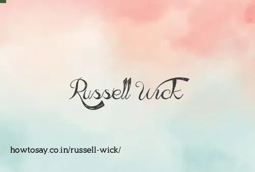 Russell Wick