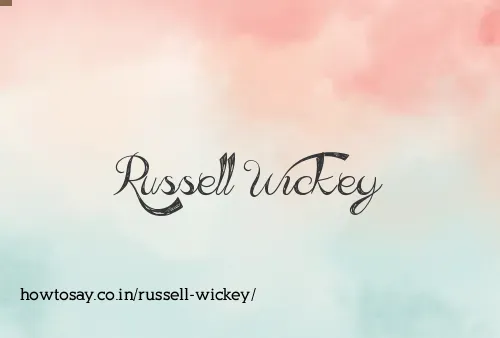 Russell Wickey