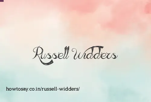 Russell Widders