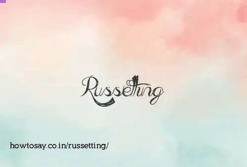 Russetting