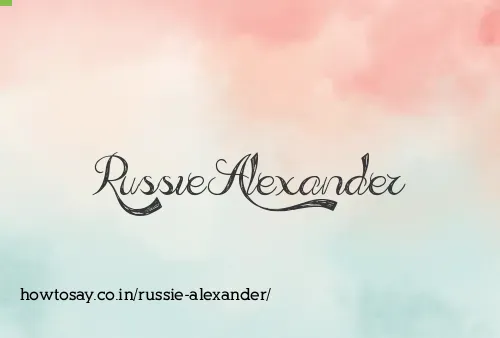 Russie Alexander