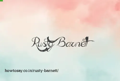 Rusty Barnett
