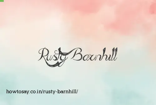 Rusty Barnhill
