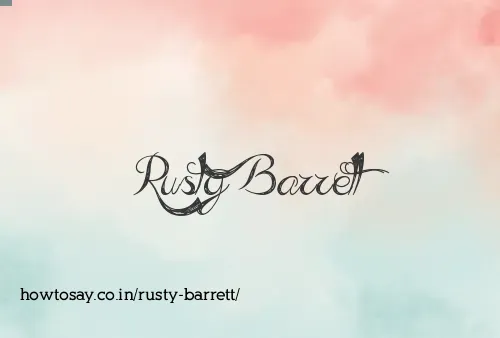 Rusty Barrett