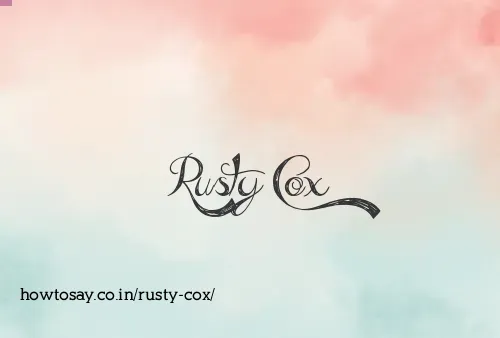 Rusty Cox