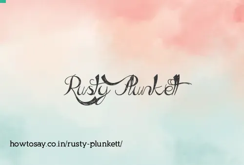 Rusty Plunkett