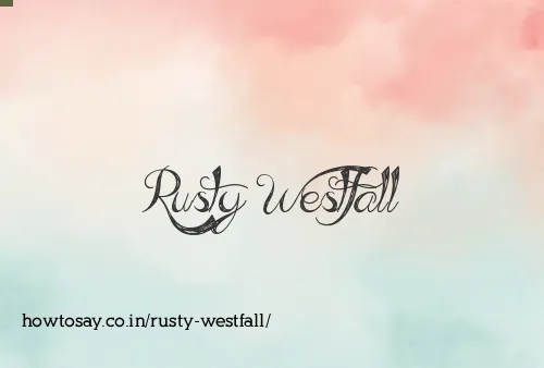 Rusty Westfall