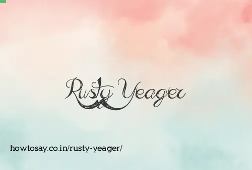Rusty Yeager