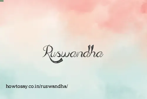 Ruswandha