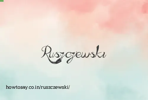 Ruszczewski