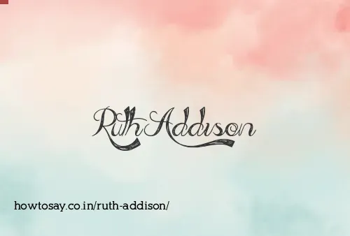 Ruth Addison