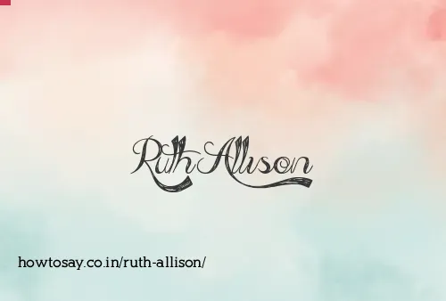 Ruth Allison