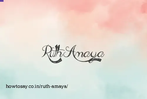 Ruth Amaya
