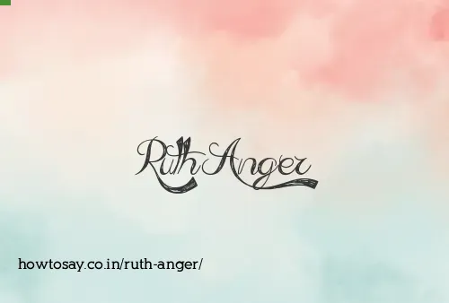 Ruth Anger