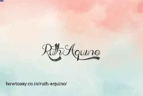 Ruth Aquino