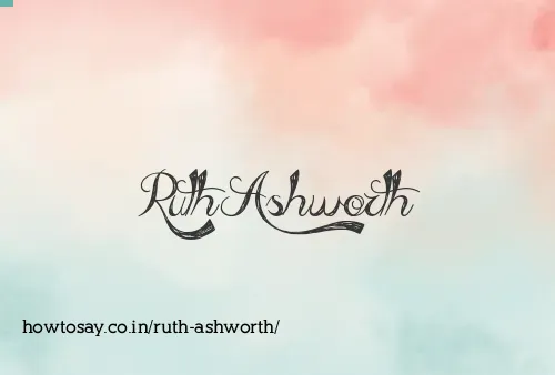 Ruth Ashworth