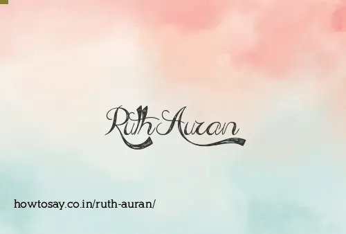Ruth Auran