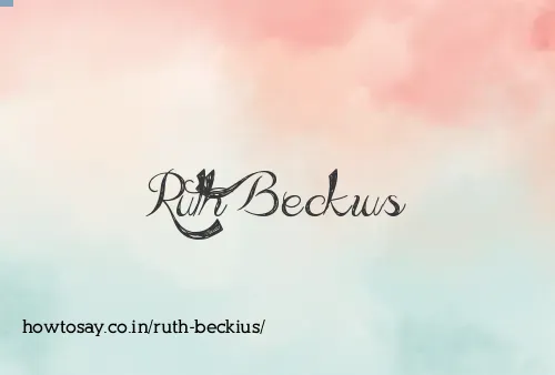 Ruth Beckius