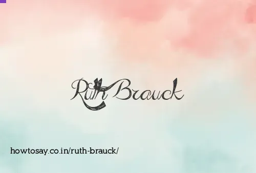 Ruth Brauck