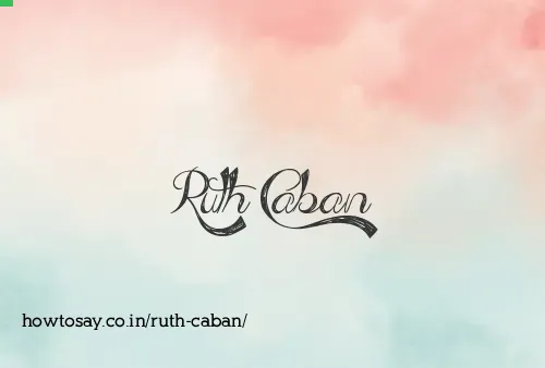 Ruth Caban