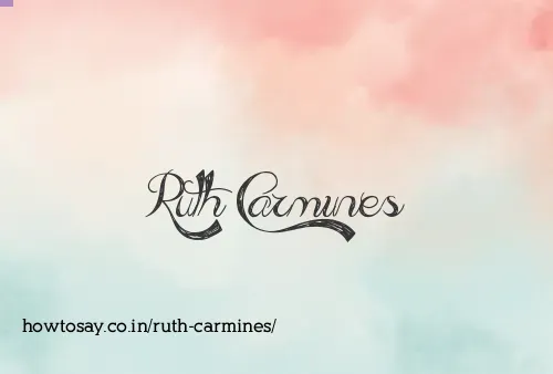 Ruth Carmines