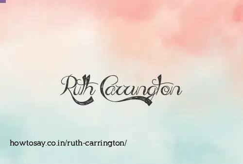 Ruth Carrington