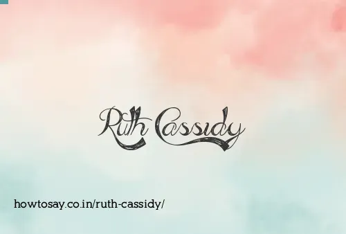 Ruth Cassidy