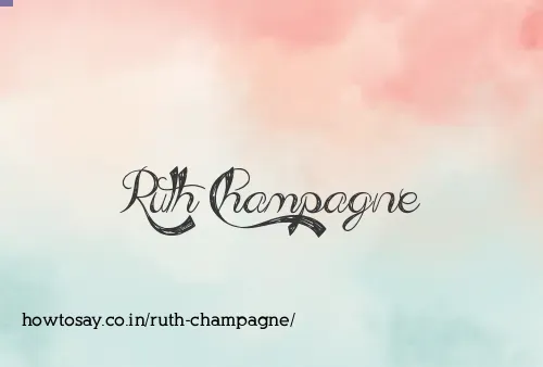 Ruth Champagne