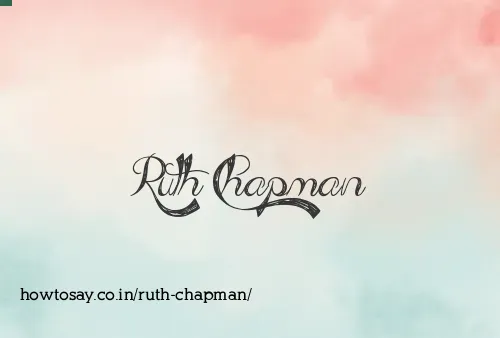Ruth Chapman