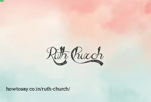 Ruth Church