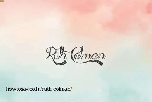 Ruth Colman
