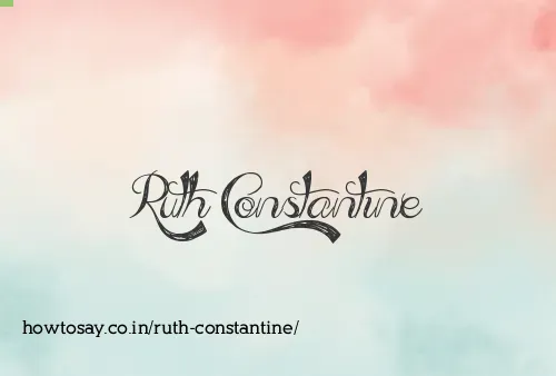 Ruth Constantine