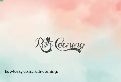 Ruth Corning